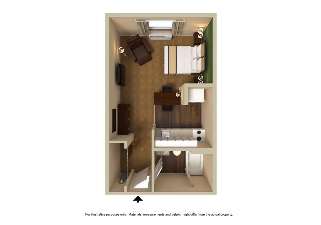 Extended Stay America Select Suites - Charlotte - University Place - E Mccullough Dr Zimmer foto